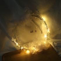 Evening original crystal bridal bouquet Garland ins Wind silk cloth organza rose wedding basket bridesmaid