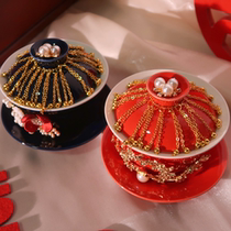 Wedding toast cup cup cup gift custom wedding bride wedding to bowl conversion cup to the bowl to hand-made DIY