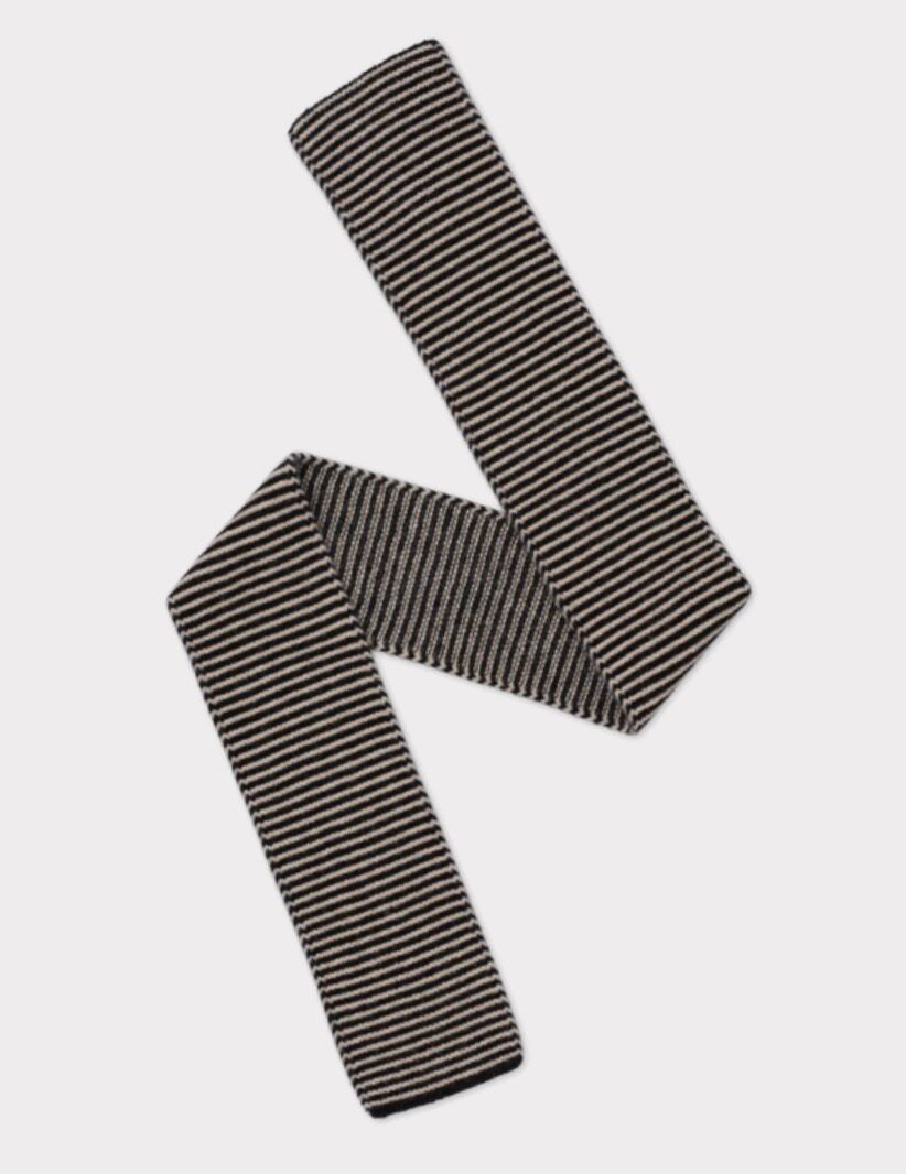 Jo Gordon Striped Wool Scarf: 100% British Knitwear - Taobao product photo 8