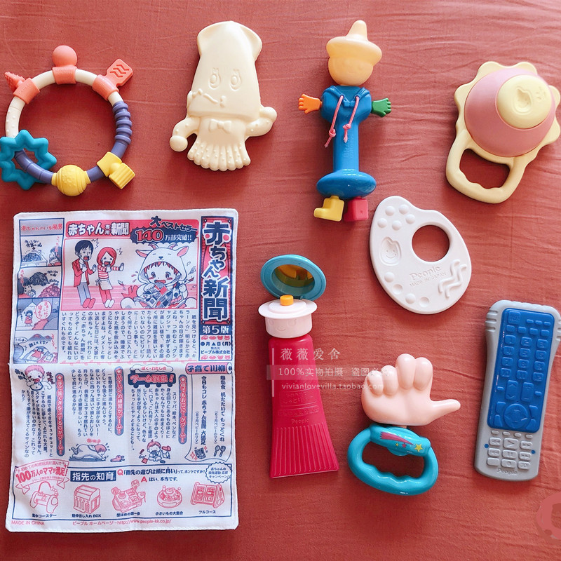 Japanese people baby creative solid denture bite bites rubber octopus emulated remote grinding of teeth to eat hand toy solid teeth