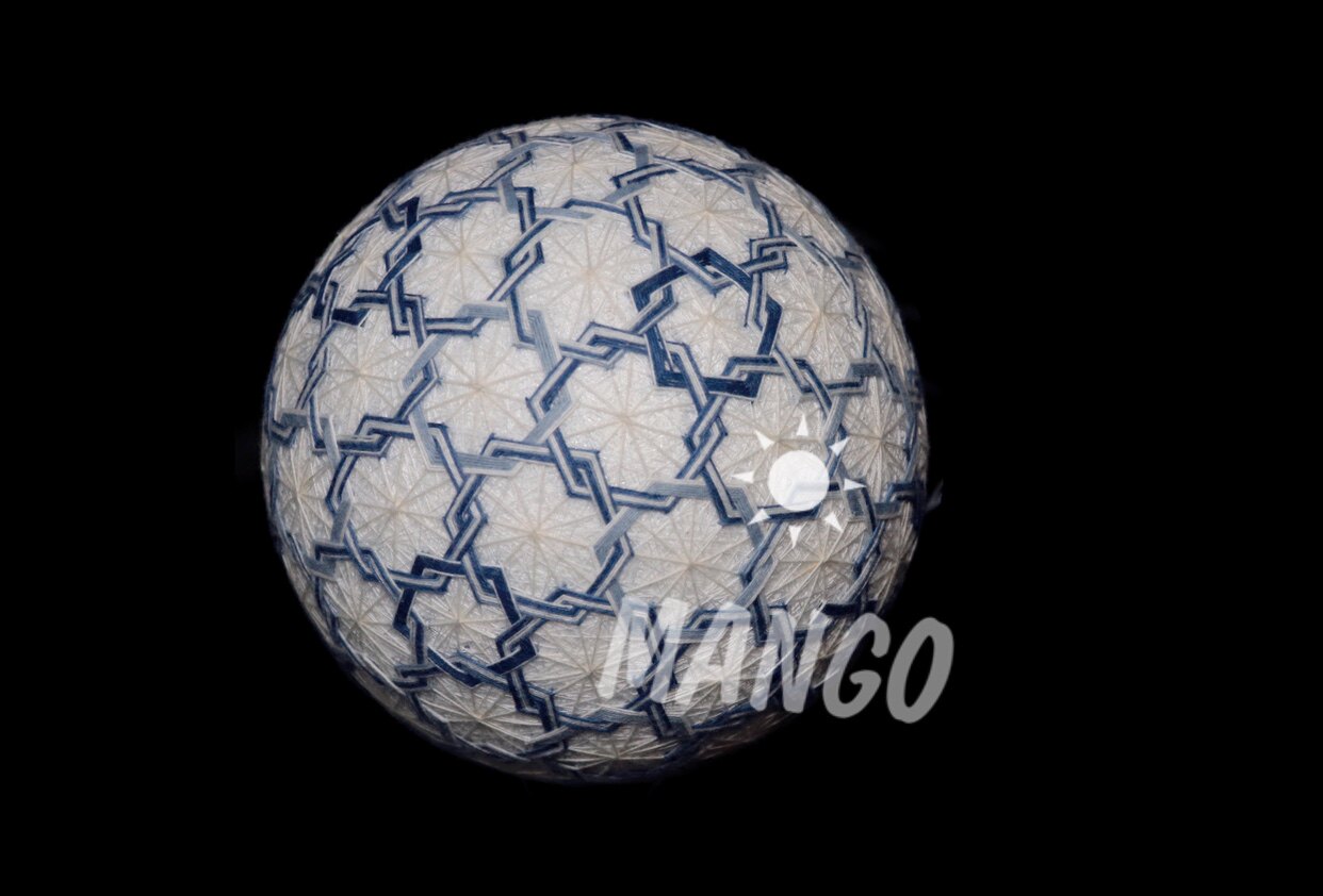 mango Temari Ball Shuiyunjian Plant Dyeing Material Pack 15cm