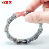 Five arts Nanjing natural rain stone bracelet bracelet gift box Quality good Jiapin gift box Nanjing tourist souvenirs