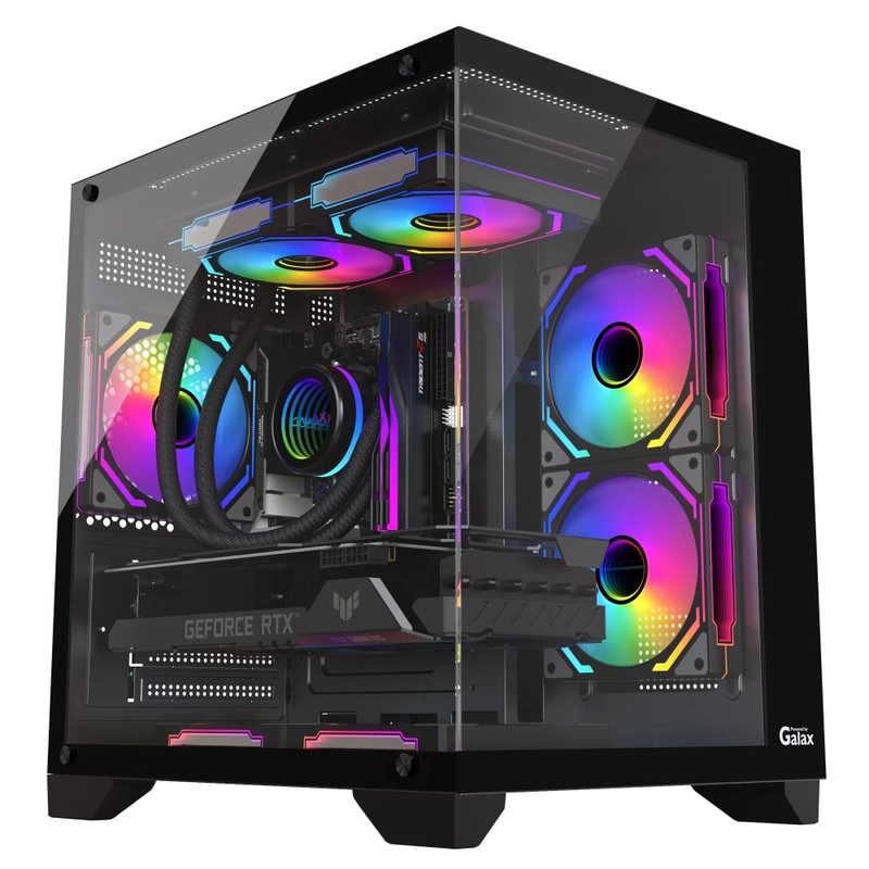Galax Ark Sea View Room Case M-Atx Case Argb Lighting Without Pillars Galax Ark Sea View Room Case M-Atx Case Argb Lighting Without Pillars