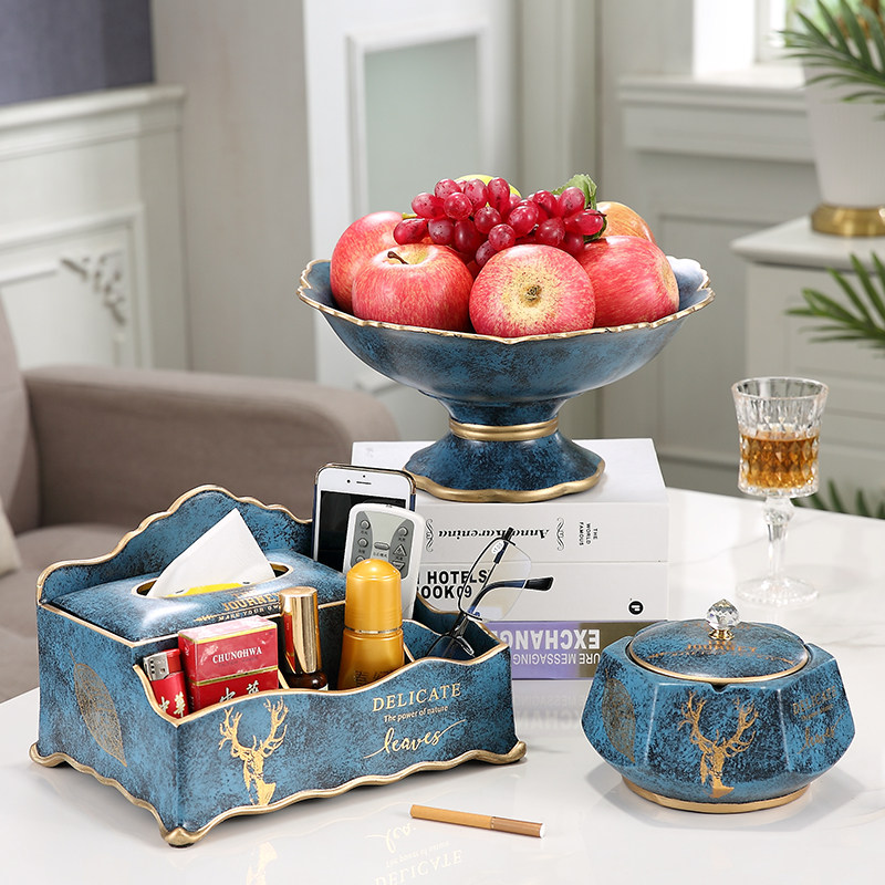 Nordic ins storage box creative high-end tissue box light luxury napkin box living room coffee table drawer box advanced sense