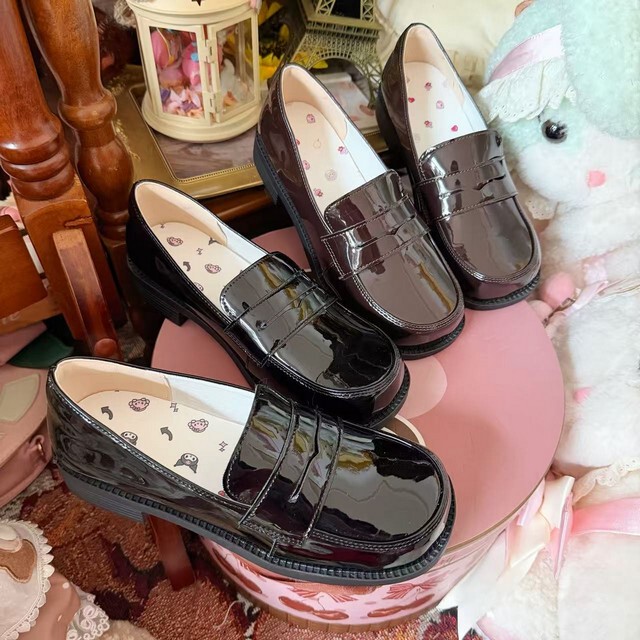 Kamakura High School Original Mary Jane Student Style Retro Versatile Lolita Internet Celebrity Chunky Heel Jk Uniform Shoes