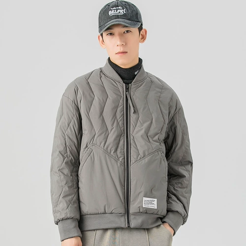 Пуховик, трендовая бейсбольная утепленная куртка для отдыха, коллекция 2022