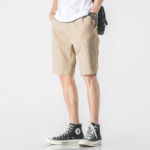 Летние трендовые шорты для отдыха, хлопковые пляжные штаны