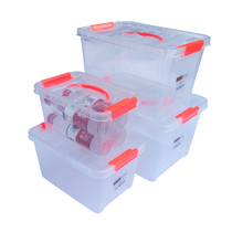 High transparent plastic storage box size storage box storage box storage box storage box toy clothes finishing Box Portable