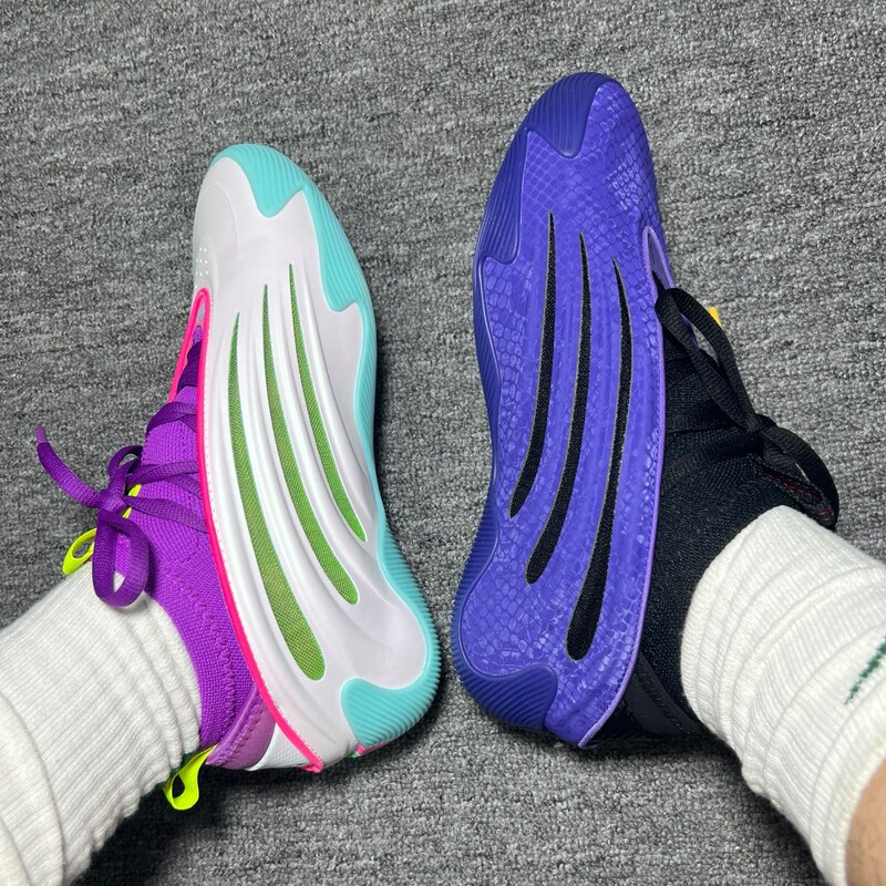 Harden 9Th Generation Basketball Shoes for Men, Cny Year of the Snake Limited Edition Purple Performance Shoes, Hellcat Ice Blue, Orange, Silver, Green