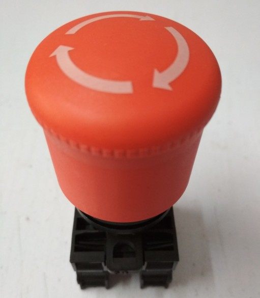 Eaton Muller Emergency Stop Button EATON MOELLER M22-PVT Rotation Reset Contact Point Optional