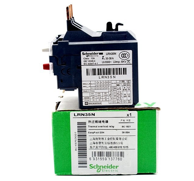 Schneider thermal protection relay Schneider LRD35KN LRE35N LRN35N 30-38A