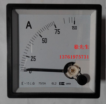 Shanghai Leme pointer AC ammeter 6L2 leci 82T1 50A 75A 100A