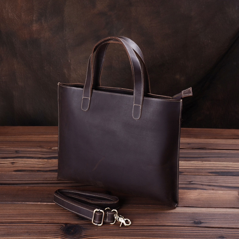 Xuan Mashi leather men's bag Crazy Horse leather shoulder bag Europe and the United States retro casual cross-body bag first layer leather handbag