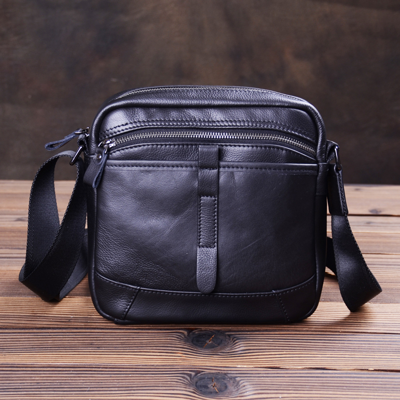 Original genuine leather men's bag handreal leather single shoulder bag men's leisure retro men's head layer of cow leather soft leather inclined cross-bag