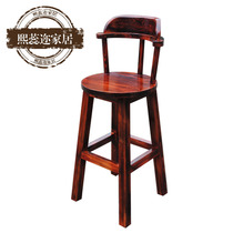  Xirui factory promotion solid wood chair bar chair Bar stool Bar stool High chair high simple footstool stool