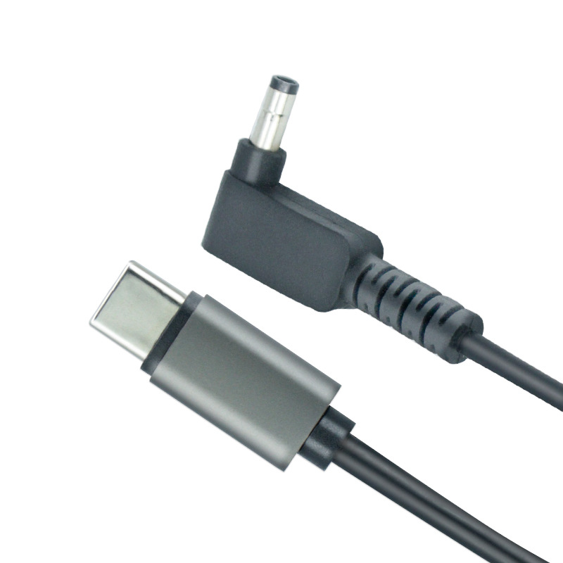 Type-c turn DC4 0 × 1 7 Lenovo notebook Small new fast charging line small round mouth charging line PD Booking line