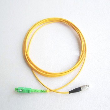 Radio and television SC APC-FC PC single mode 3 meters fiber optic jumper pigtail large port oblique octave turn round port