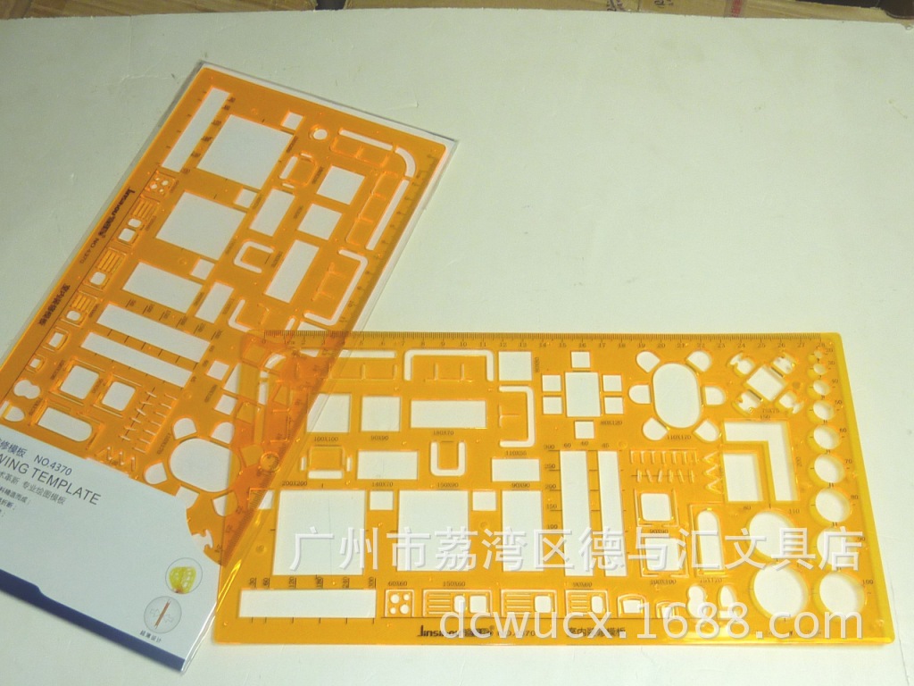 Golden Silk Monkey 4370 Interior Decoration Formwork Advanced K Gglue Building Furnishing Drawing Design Ruler Special Ruler