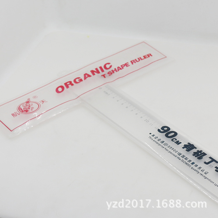 T-ruler Aerospace 90CM T-ruler organic acrylic 90-tin ruler drawing painting design T-ruler special ruler