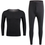 Удерживающее тепло нижнее белье, бархатное термобелье, утепленные приятные телу зимние штаны, облегающий крой