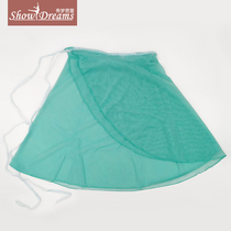Adult female velvet lace-up ballet dance skirt mesh practice practice gauze skirt skirt skirt