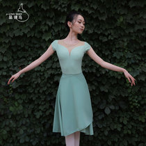 Teacher White Ballet Danced Dresses Dress Woman Half Body Dress A Piece Of Teacher Practice Dresses Adults Performance Short Skirts