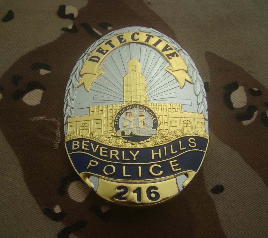 American badge of American Barbie - Fly Hills Metal Badge Pure Copper