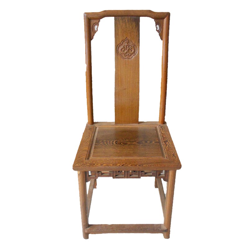 Chicken wing wood dining chair mahogany furniture back chair computer chair solid wood Chinese style Ming and Qing classical office chair leisure chair