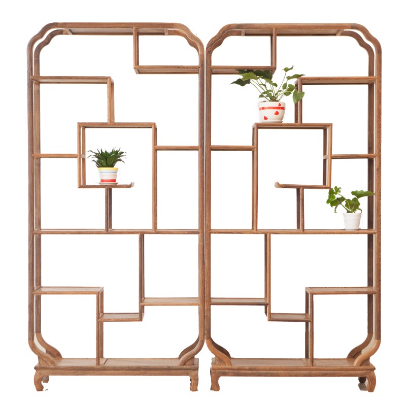 Mahogany furniture chicken wing wood Bogu rack Chinese solid wood tea set teapot tea rack decoration display display rack shelf - Taobao