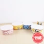 [Đặc biệt hàng ngày] lưu trữ tủ lạnh melamine với nắp hộp lưu trữ trái cây giả sứ mì ăn liền bát kín hộp ăn trưa - Hộp cơm điện sưởi ấm hộp cơm điện inox