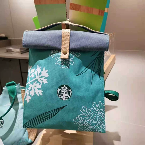 Starbucks, ланч-бокс, портативная сумка на одно плечо, маленькая сумка клатч, 2022