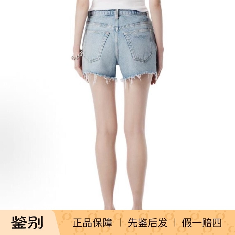 Alexander Wang Alexander Wang Ss26 Mid-Waist Loose and Versatile Denim Shorts for Women Alexander Wang Alexander Wang Ss26 Mid-Waist Loose and Versatile Denim Shorts for Women