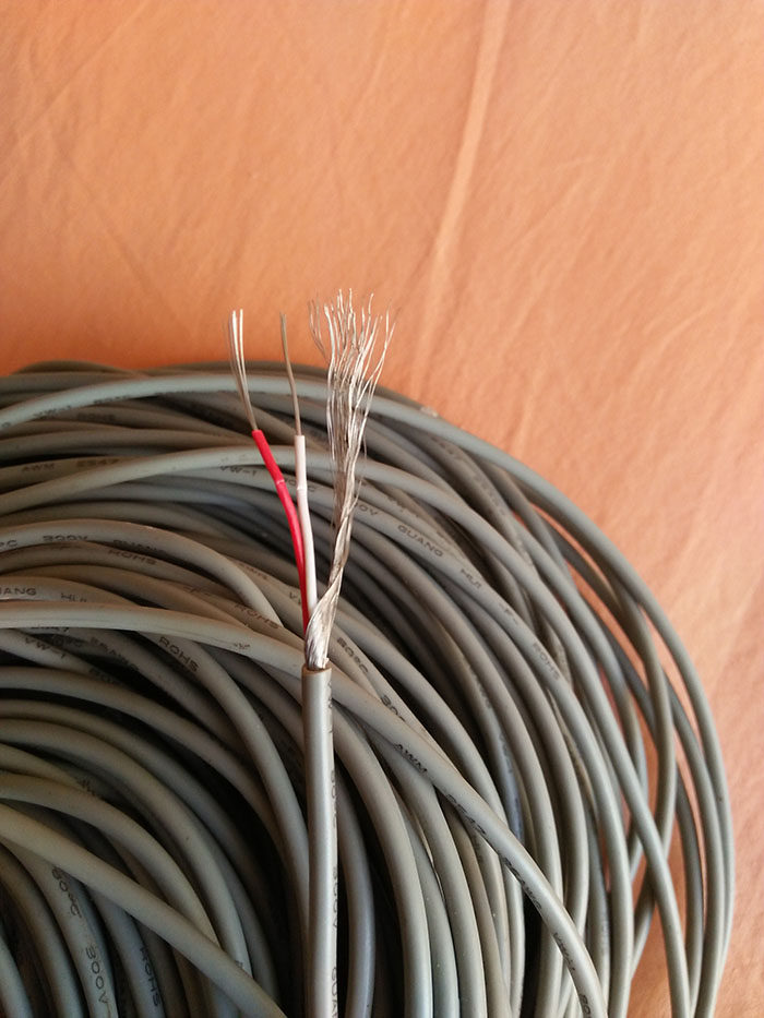 Wire pure copper tinned shielding wire for audio input-output wire loader