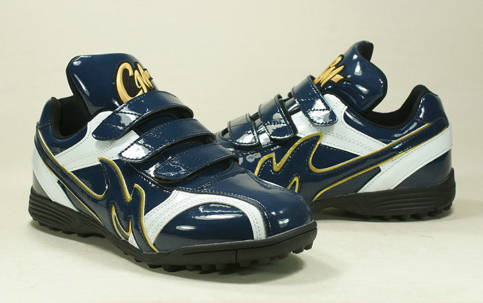 Spot navy blue low-top baseball softball training shoes Rubber sole broken nails baseball training shoes baseball softball teaching