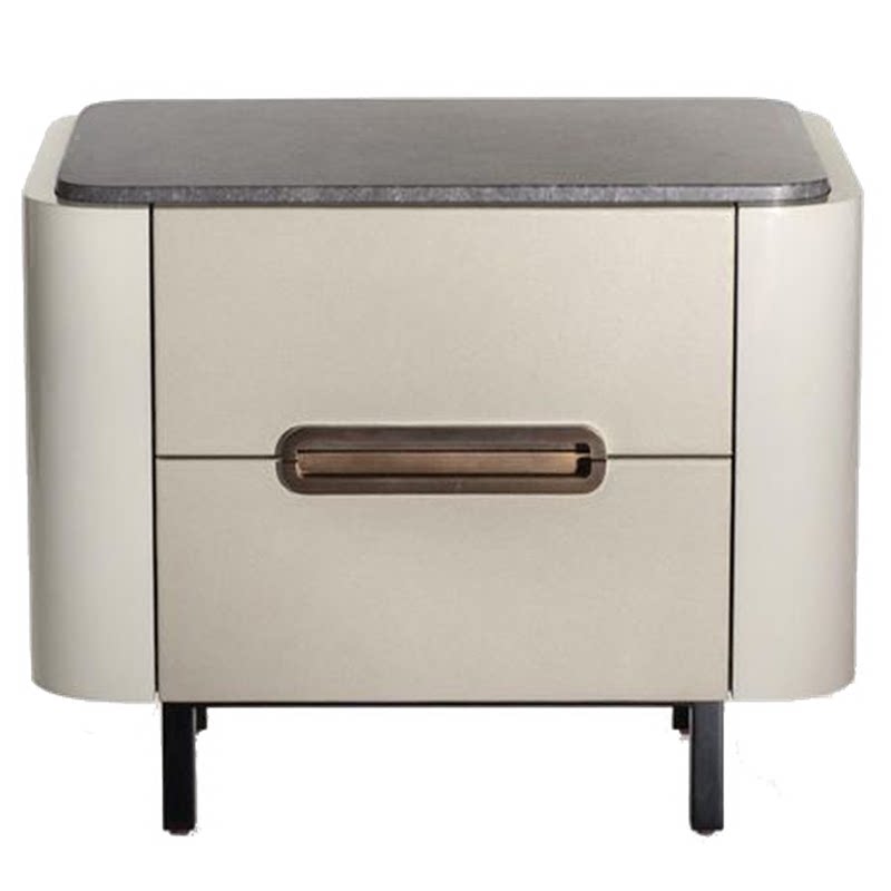 Hong Kong-style light luxury bedside table simple modern personality multi-functional bedside table 50cm storage small cabinet drawer type