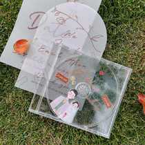 CD Acrylic invites wedding birthday business cartoon