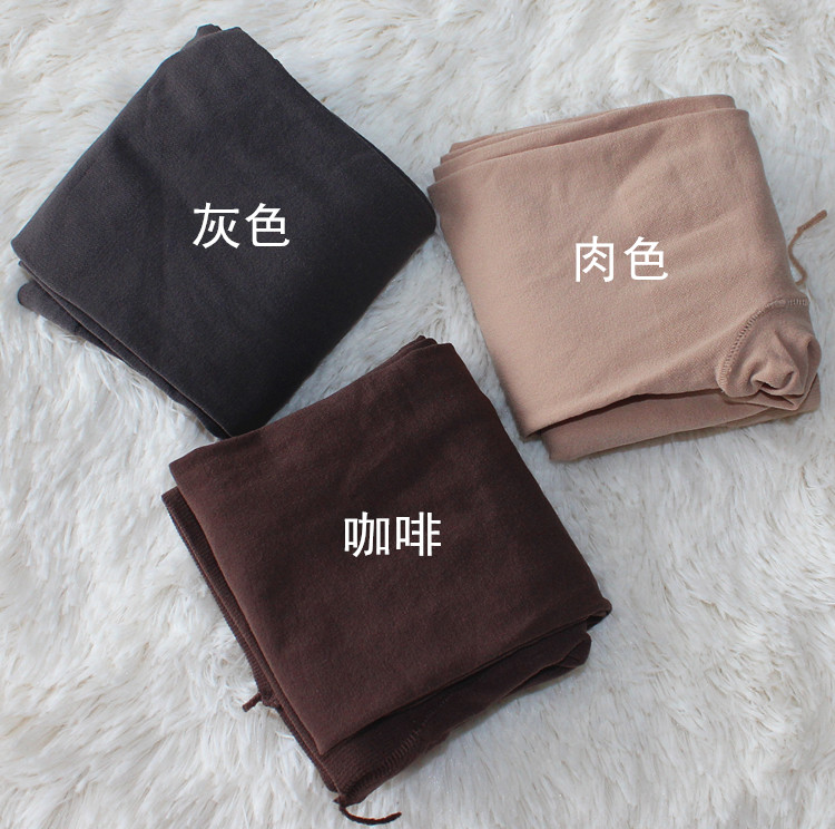 Vớ mùa thu và mùa đông 120D nhung quần chống móc phụ nữ bước trên đôi chân dày cỡ lớn tất lười nam