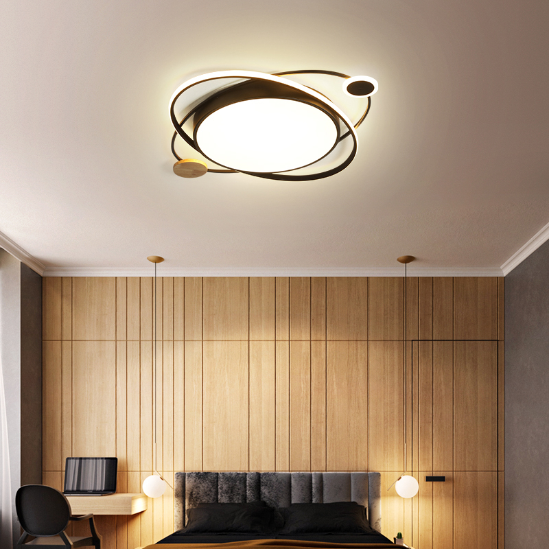 2021 new modern minimalist study room lamps master bedroom lamp LED creative personality home ceiling lamp