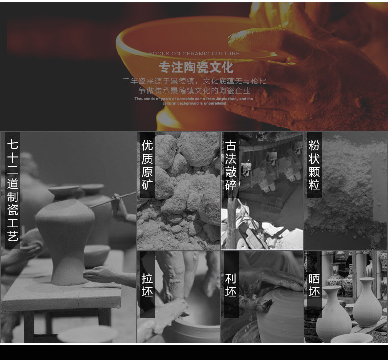 Jingdezhen ceramics handicraft Bridges the somebody else can furnishing articles storage tank ornaments ornament