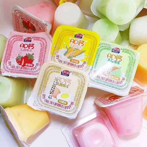 亲亲 Ad Calcium Lactate Jelly Fruit Aliveled Asorted Puding Pudd