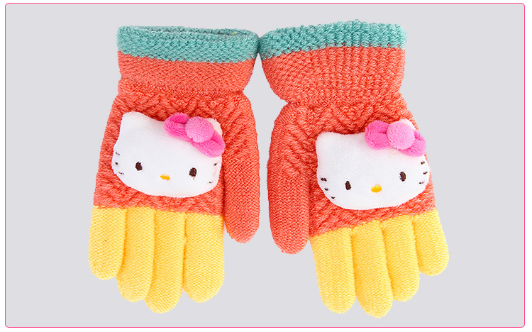 Gants pour fille HELLO KITTY en acrylique - Ref 2149809 Image 14
