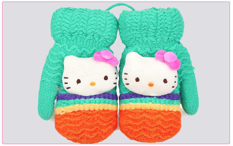 Gants pour fille HELLO KITTY en acrylique - Ref 2150508 Image 37
