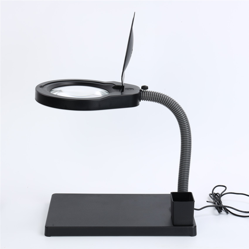 PD310 multifunction desktop magnifier sends dust-proof cover parts box USB plug mobile phone repair engraving 10 times 20