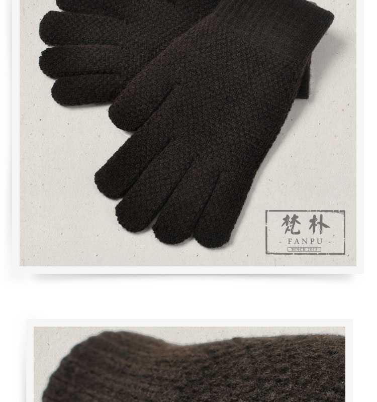 Gants pour homme en de laine - Ref 2781260 Image 16