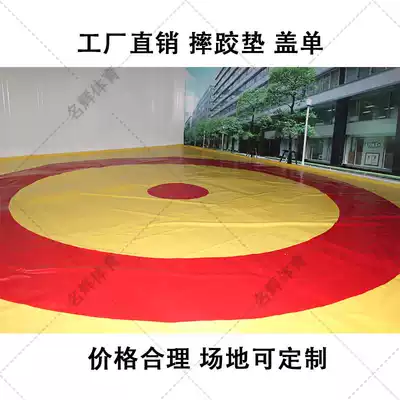 Three-color wrestling cover single cover cloth competition special martial arts sanda judo wrestling mat non-slip wear-resistant cover cloth vector