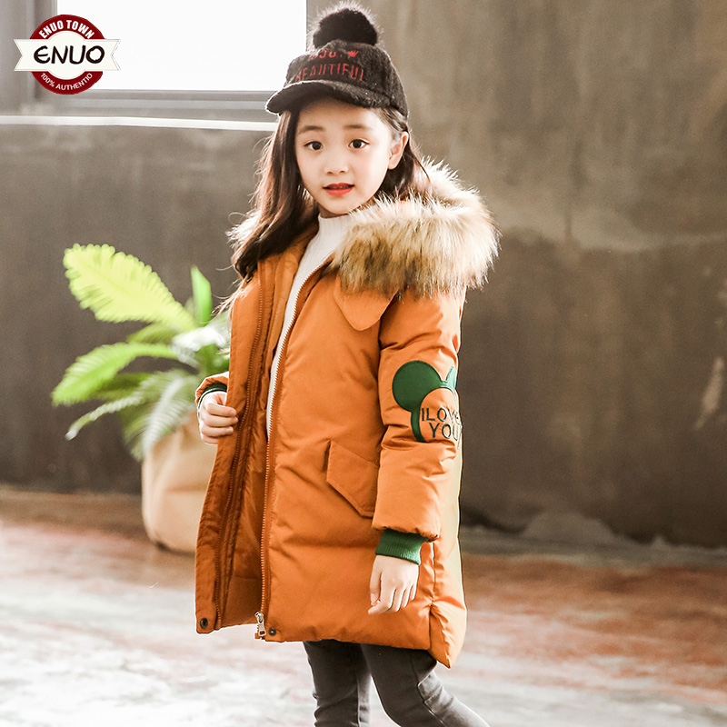 童装女童冬装棉衣2018新款外套韩版加厚中长