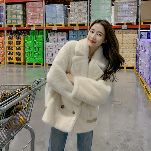 Демисезонное длинное бархатное зимнее пальто, увеличенная толщина, средней длины