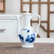 Jingdezhen gốm jug 7 hai Trung Quốc retro màu xanh và trắng rượu nồi ấm rượu bình rượu với bình rót truyền thống