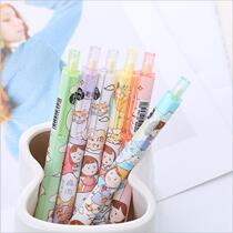  Cute cartoon hemp meat ball press large capacity gel pen hand account pen Student gift prize office signature pen