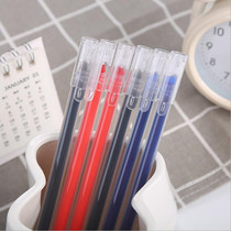  Giant can write gel pen needle tube refill 0 5mm black red and blue student teacher office signature water pen 50 packs